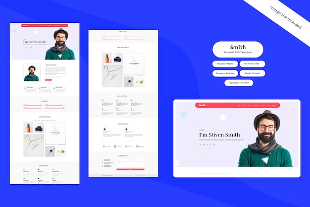 PSD smith - personal  template