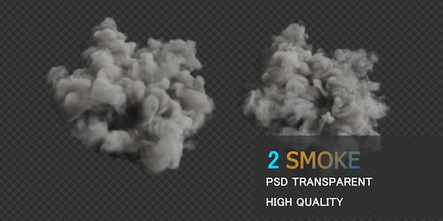 Smoke design premium psd