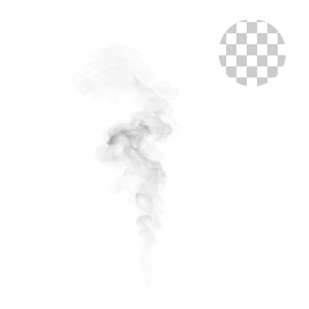 PSD smoke effect on transparent background