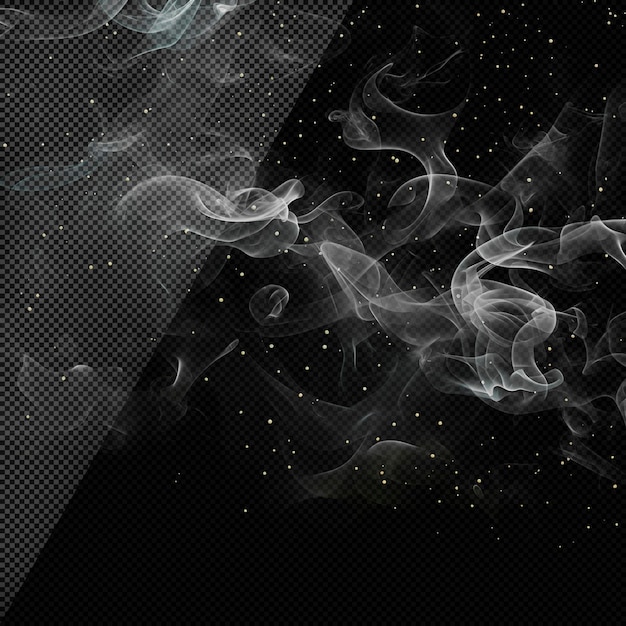 PSD smoke effect transparent background