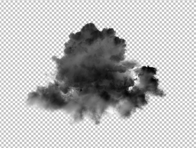 smoke isolated on alpha layer