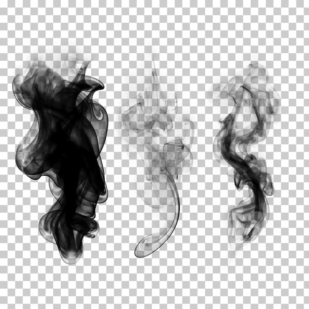 Smoke isolated on a transparent background png clipart