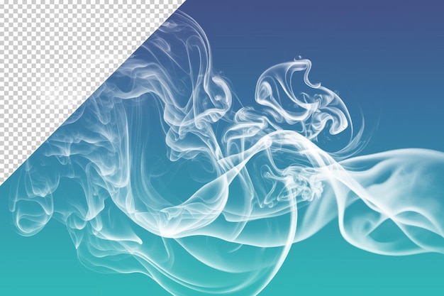 Smoke mockup on editable background