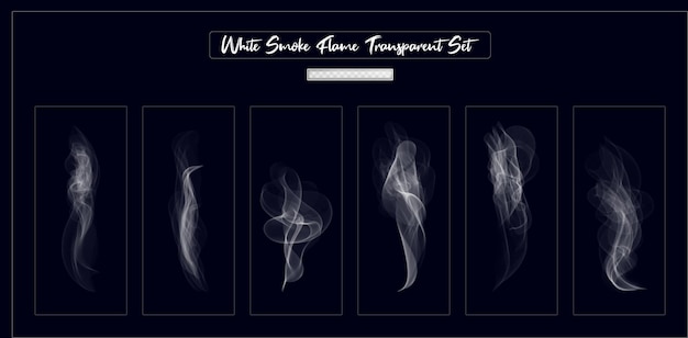 PSD smoke styles transparent background pack