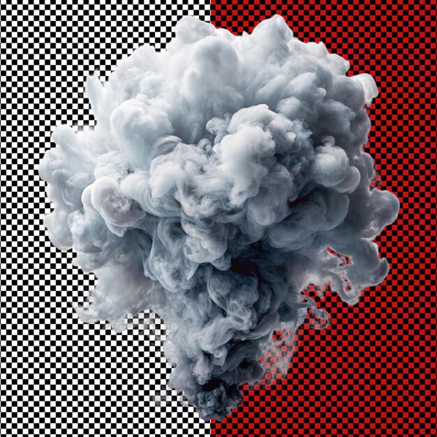 PSD smoke on transparent background