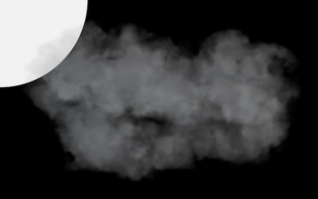 PSD smoke on a transparent background