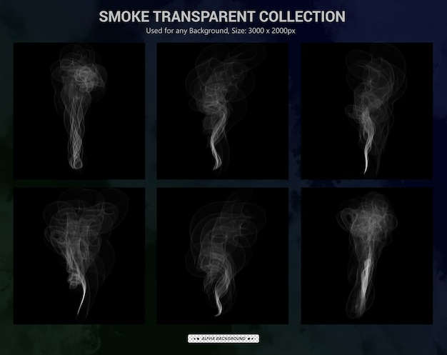 Smoke transparent background