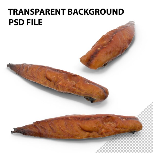 PSD smoked mackerel fillet png