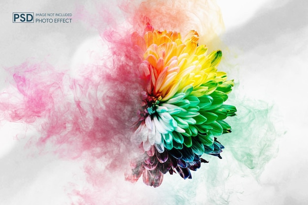 smokey photo effect template