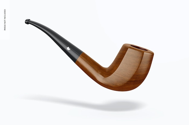 Smoking Pipe Mockup, Floating