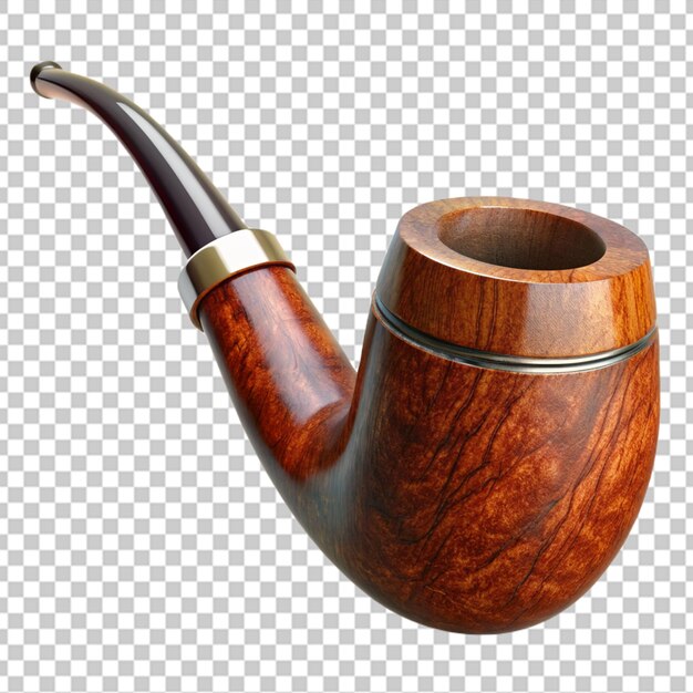 PSD smoking pipe for tobacco isolated