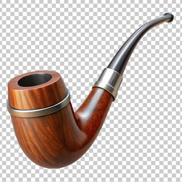 PSD smoking pipe for tobacco isolated