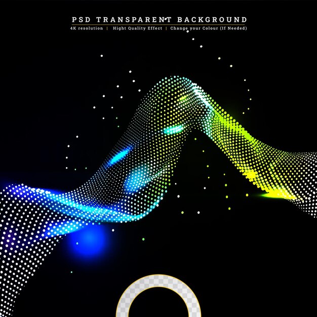 PSD smooth light effect straight lines on glowing shiny neon dark background