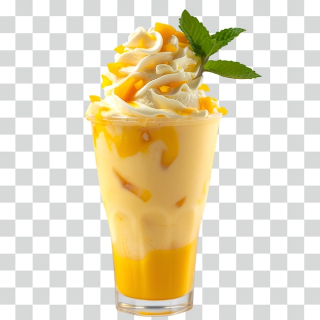 PSD smoothie ice transparent background