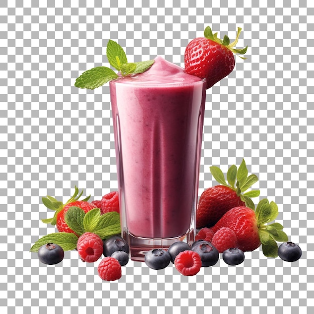 PSD smoothie na przezroczystym tle