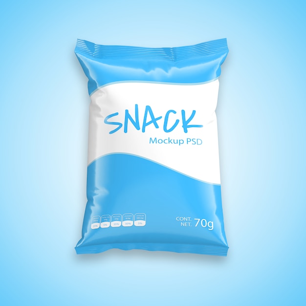 Snack bag mock-up