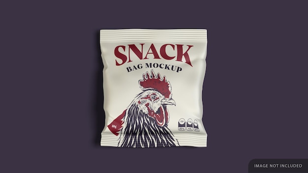 Snack bag mockup