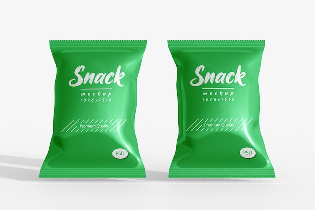 Snack bag mockup