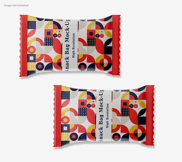 Snack bag mockup