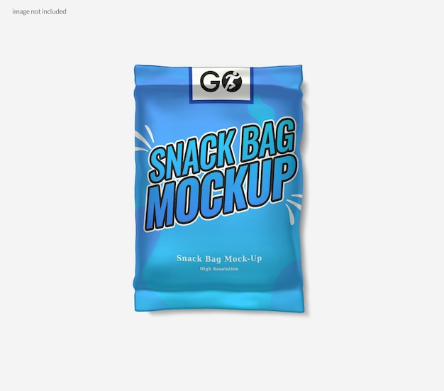 Snack bag mockup