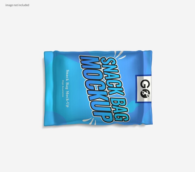 PSD snack bag mockup