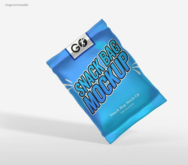 PSD snack bag mockup