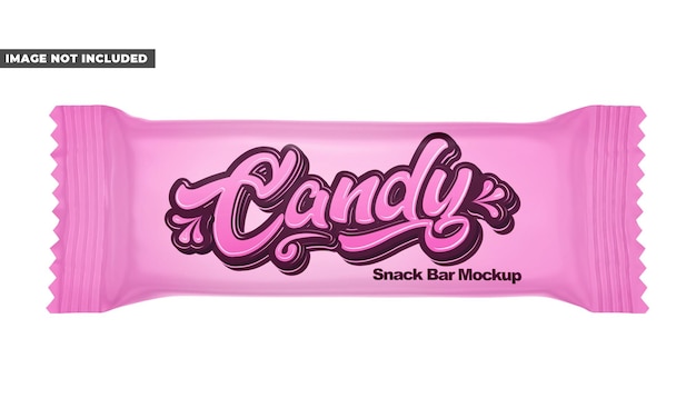 Snack Bar Mockup Front View