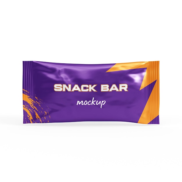 Snack bar mockup psd