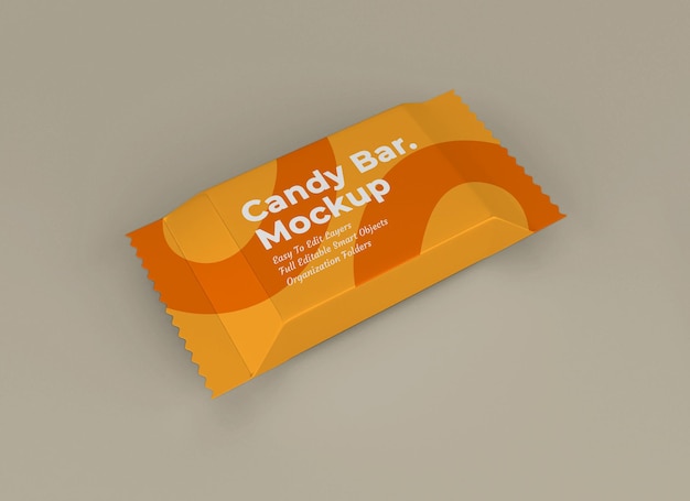 PSD modello di pacchetto snack bar
