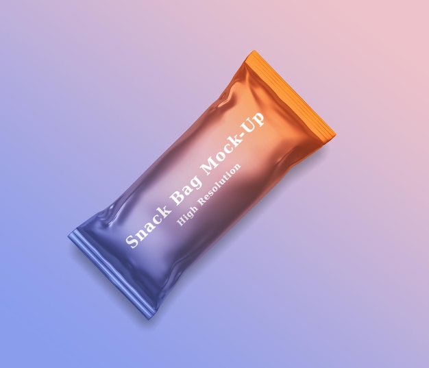 PSD snack , chocolate and candy bar mockup