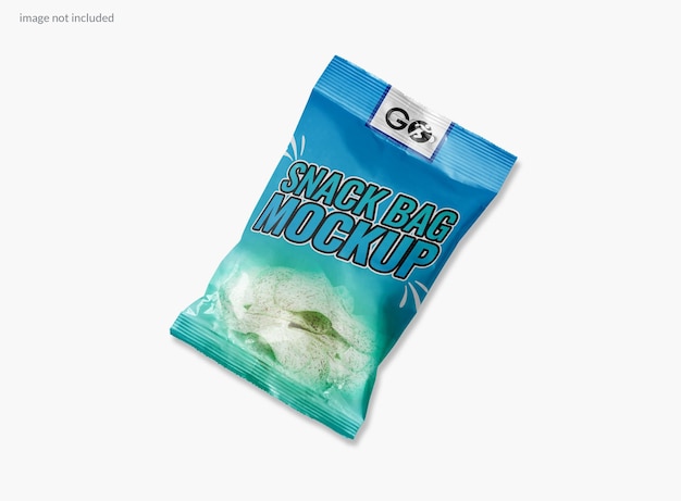 Snack Foil Bag Mockup