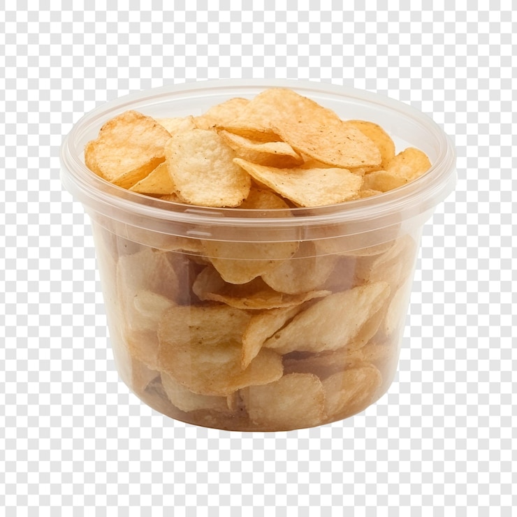 PSD snack food isolated on transparent