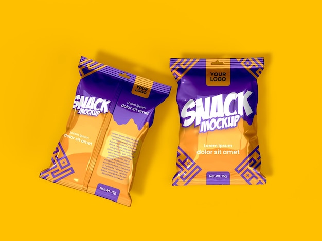 PSD snack mockup