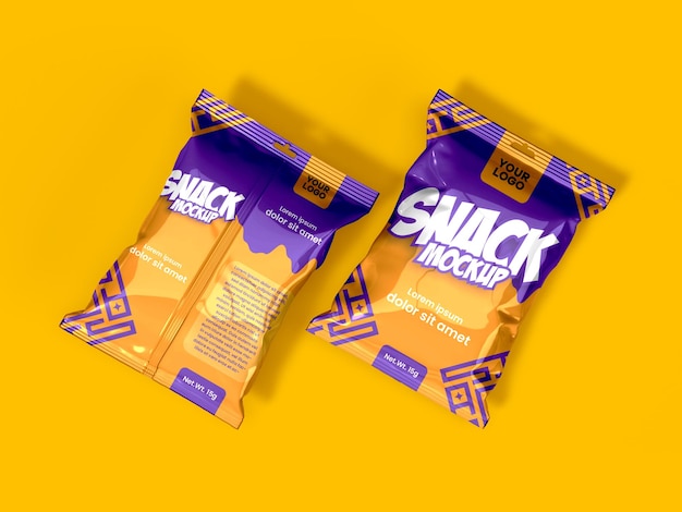 PSD snack mockup