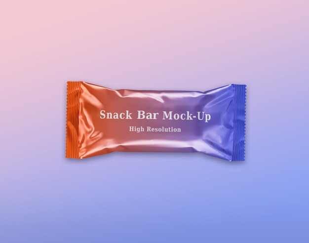 Mockup pacchetto snack