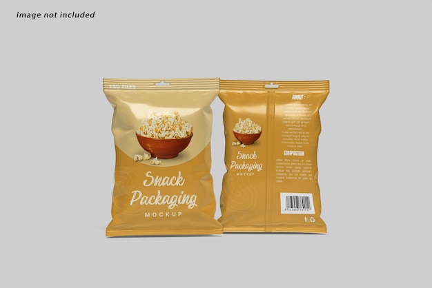 Snack Packaging Mockup