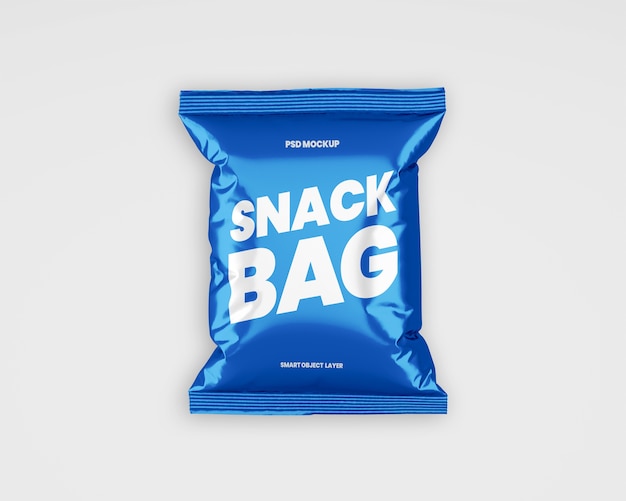 PSD snack packaging mockup