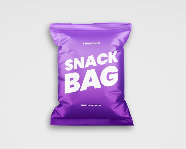 PSD mockup di confezionamento snack