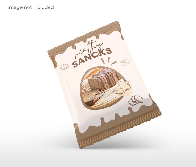 Snack packaging mockup