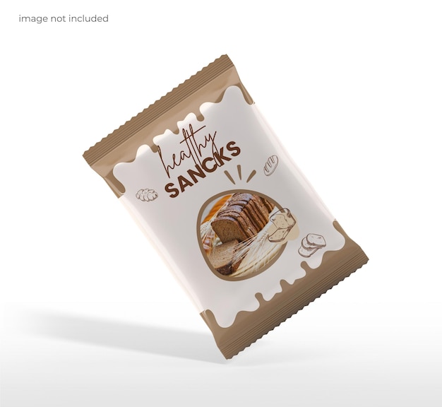 Snack packaging mockup