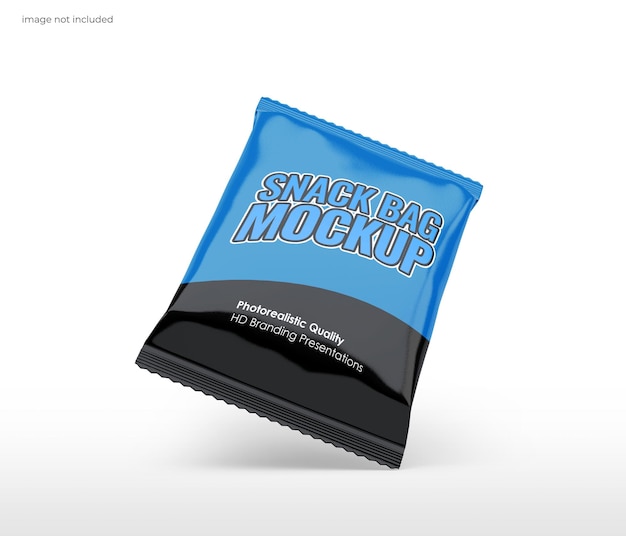 Mockup di confezioni snack