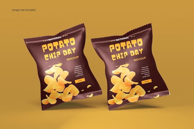 PSD snack packaging mockup