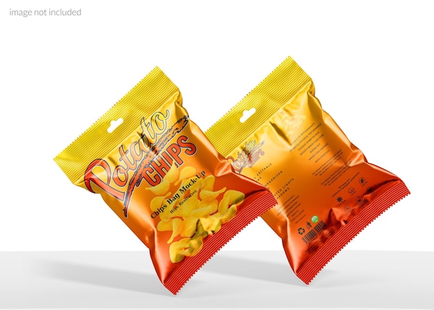 Snack packet mockup