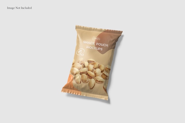 Snack pouch mockup