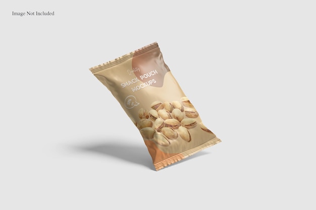 Snack pouch mockup