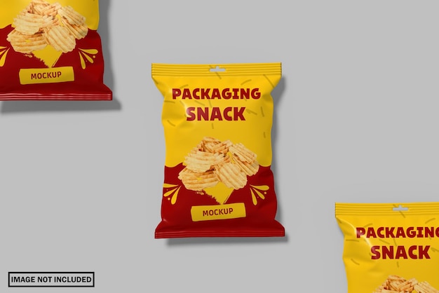 Snack pouch mockup