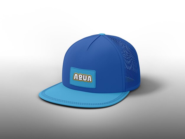 snapback full cap mockup