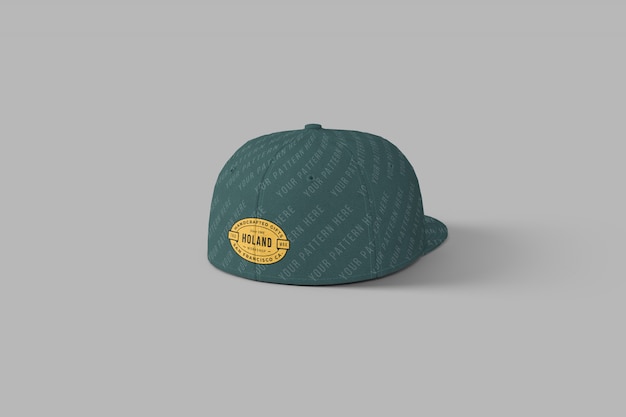 Snapback full cap mockup