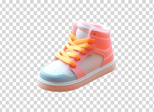 Sneakers on isolated on transparent png background