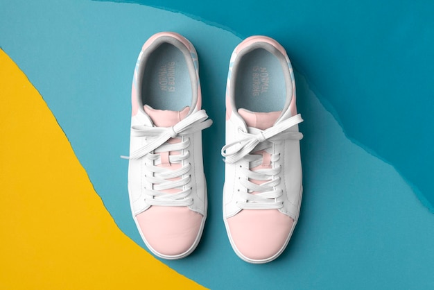 sneakers shoes mockup street fashion psd